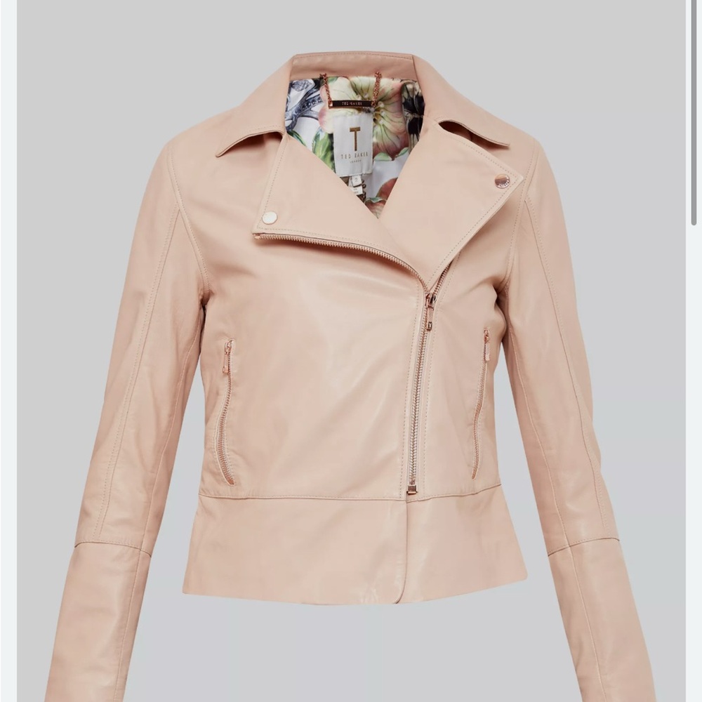 Ted Baker Blush Leather Jacket